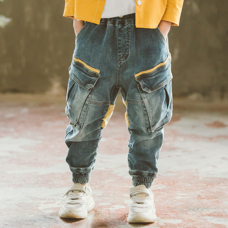 Boys Spring And Autumn Jeans 0 - Tophatter Daily Deals
