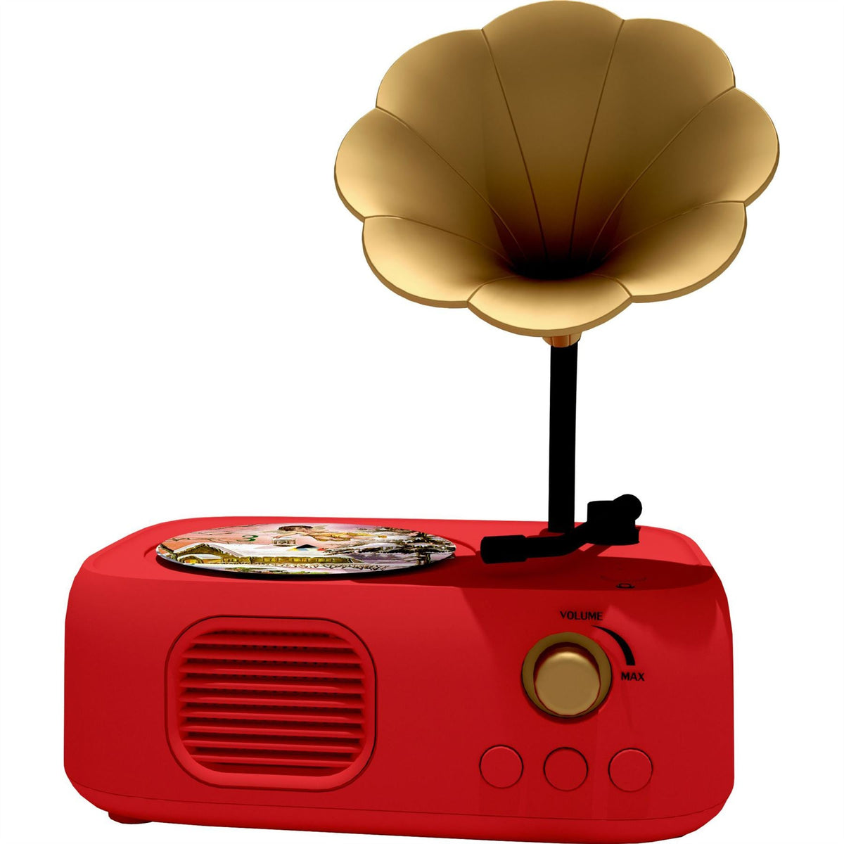 Retro Gramophone Musical Advent Calendar | Music Box Christmas Advent Calendar Advent Calendar - Tophatter Daily Deals