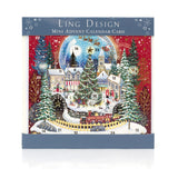 Christmas Night Advent Calendar Greetings Card | Door Advent Calendar Advent Calendar - Tophatter Daily Deals
