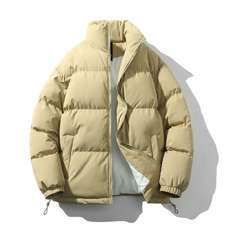 Warm Relaxed Men Down Coat - Boxy Puffer, Polyester, Urban Deep Khaki 3D Changing Face Moving Picture Frame - Tophatter Daily Deals