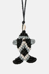 Cotton Cord Fish Shape Pendant Necklace Black One Size Necklaces - Tophatter Daily Deals