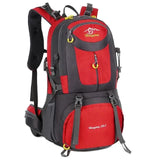 50L Waterproof Hiking Backpack Red Outdoor Recreation - Tophatter Daily Deals