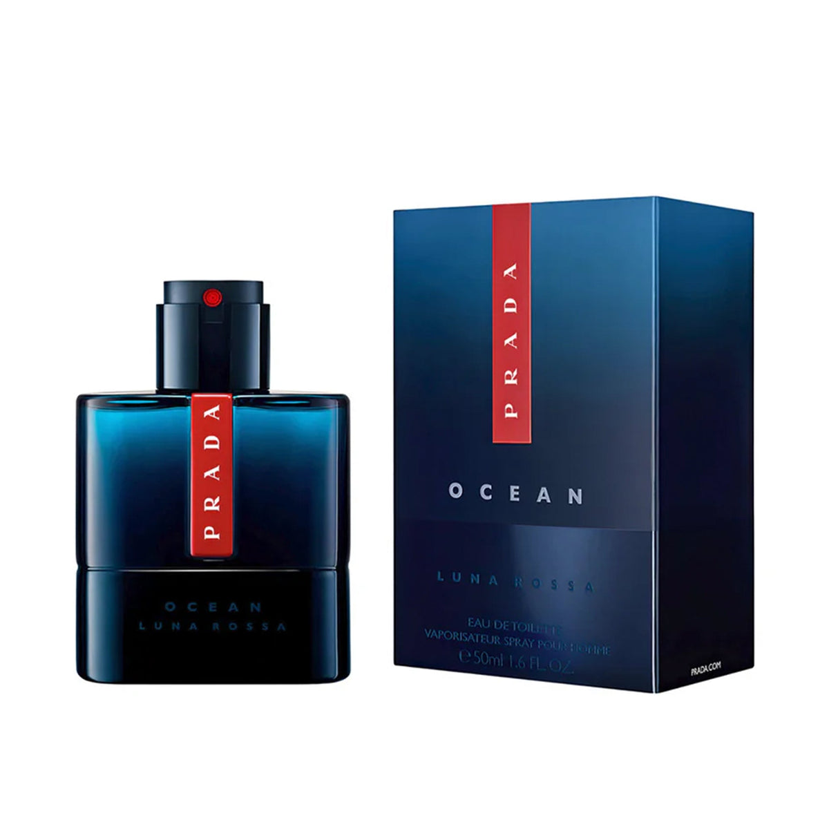 Prada Luna Rossa Ocean Eau De Toilette 50ml Spray - Tophatter Daily Deals