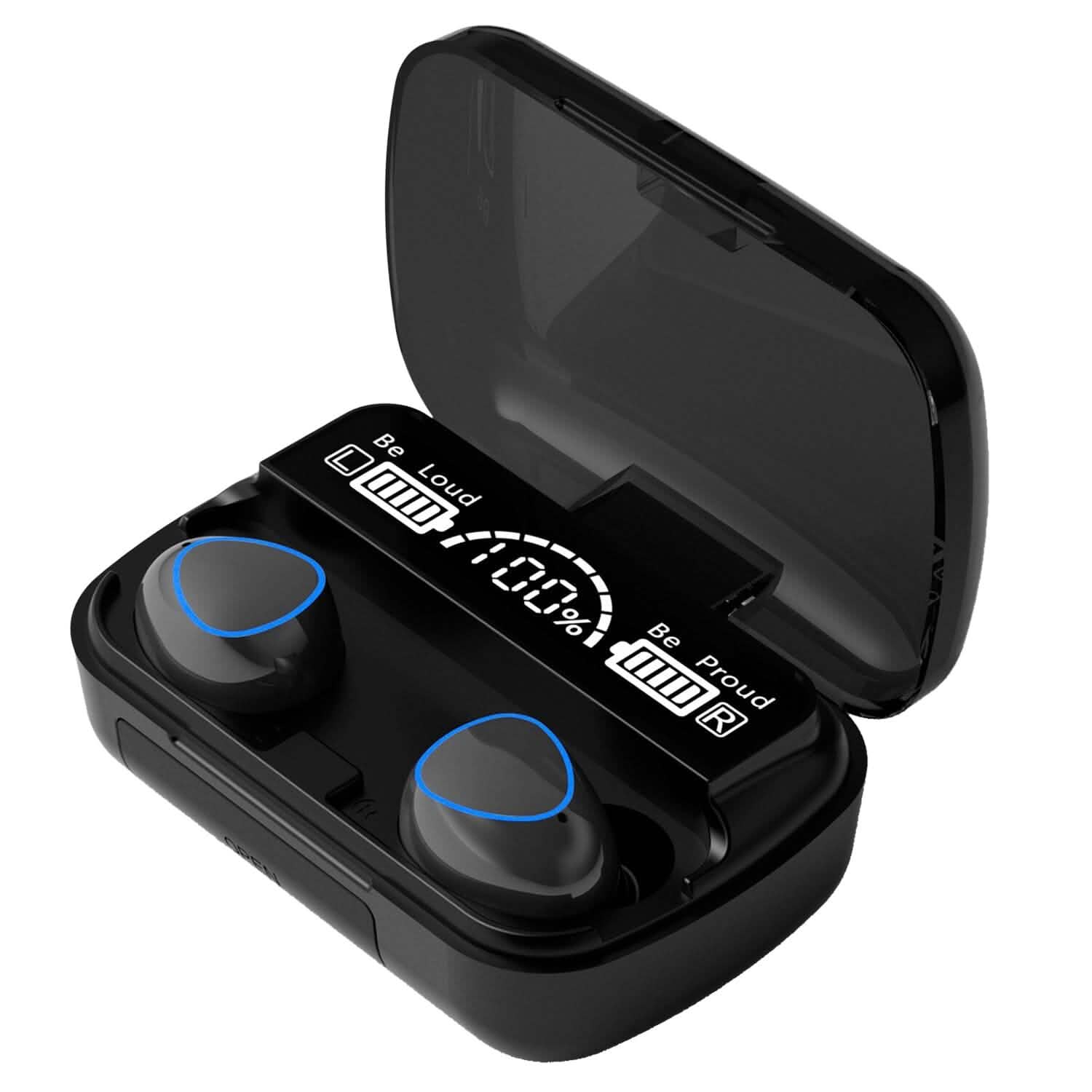 5.1 TWS Wireless Earbuds Touch Control Headphone Headphones - Tophatter Daily Deals