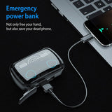 5.1 TWS Wireless Earbuds Touch Control Headphone Headphones - Tophatter Daily Deals