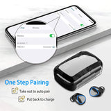 5.1 TWS Wireless Earbuds Touch Control Headphone Headphones - Tophatter Daily Deals