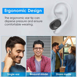 5.1 TWS Wireless Earphone with Charging Case IPX4 Waterproof Power Bank Headphones - Tophatter Daily Deals