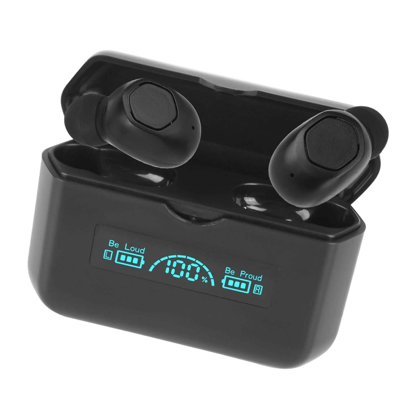 5.1 TWS Wireless Earphone with Charging Case IPX4 Waterproof Power Bank Headphones - Tophatter Daily Deals
