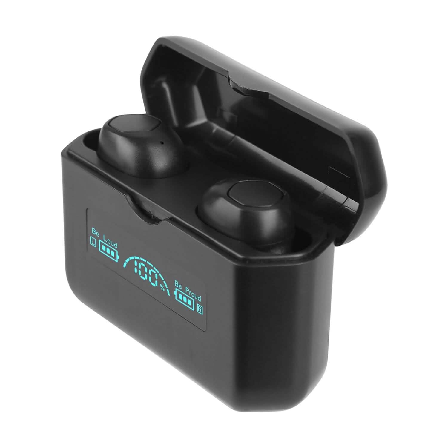 5.1 TWS Wireless Earphone with Charging Case IPX4 Waterproof Power Bank Headphones - Tophatter Daily Deals