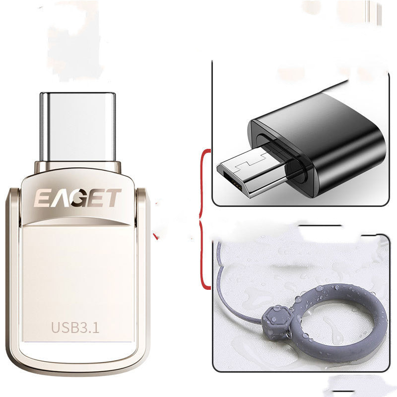 Android OTG Expansion Mobile Phone And Computer Dual-use U Disk Usb3.1 to send Android adapter 0 - Tophatter Daily Deals
