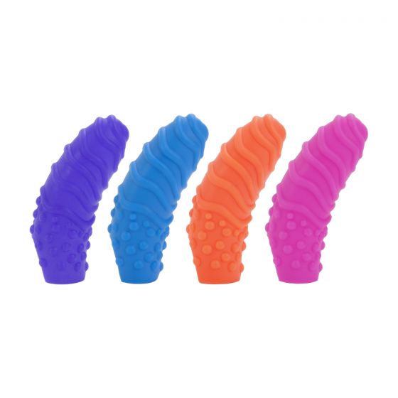 Intimate Play Silicone Finger Swirls Finger Sleeves - Tophatter Daily Deals