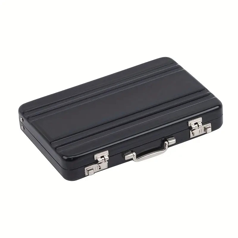 CREDIT CARD ALUMINUM CASE BLACK - Tophatter Daily Deals