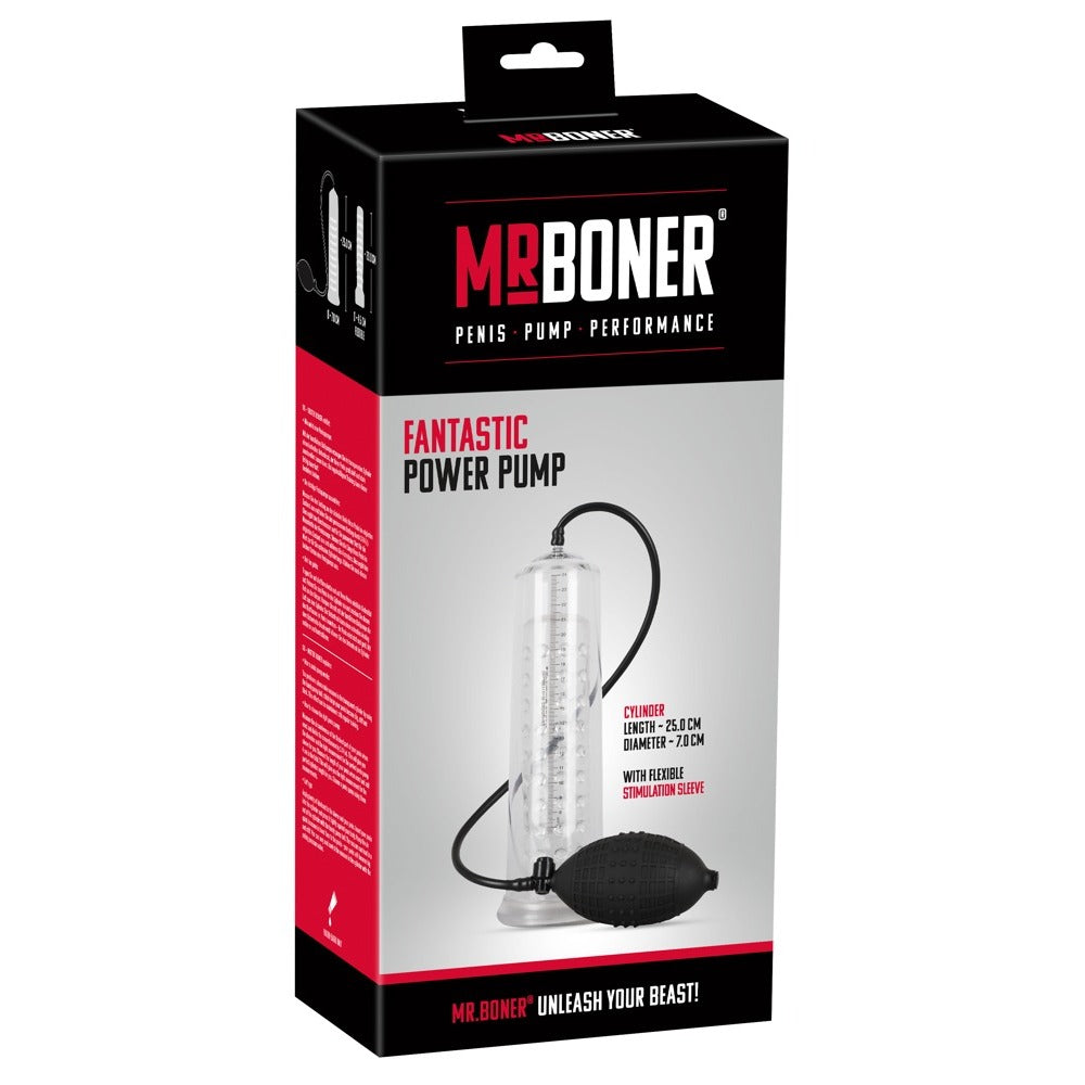 Mister Boner Fantastic Power – 9.5 Inch Penis Pump with Safety Pressure Valve > Pumps > Penis Pumps - Tophatter Daily Deals