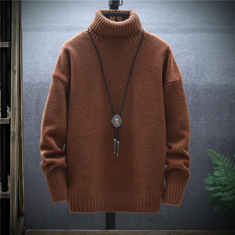 Warm Youth Turtleneck Sweater - Relaxed Fit, Wool Blend Caramel 3D Changing Face Moving Picture Frame - Tophatter Daily Deals