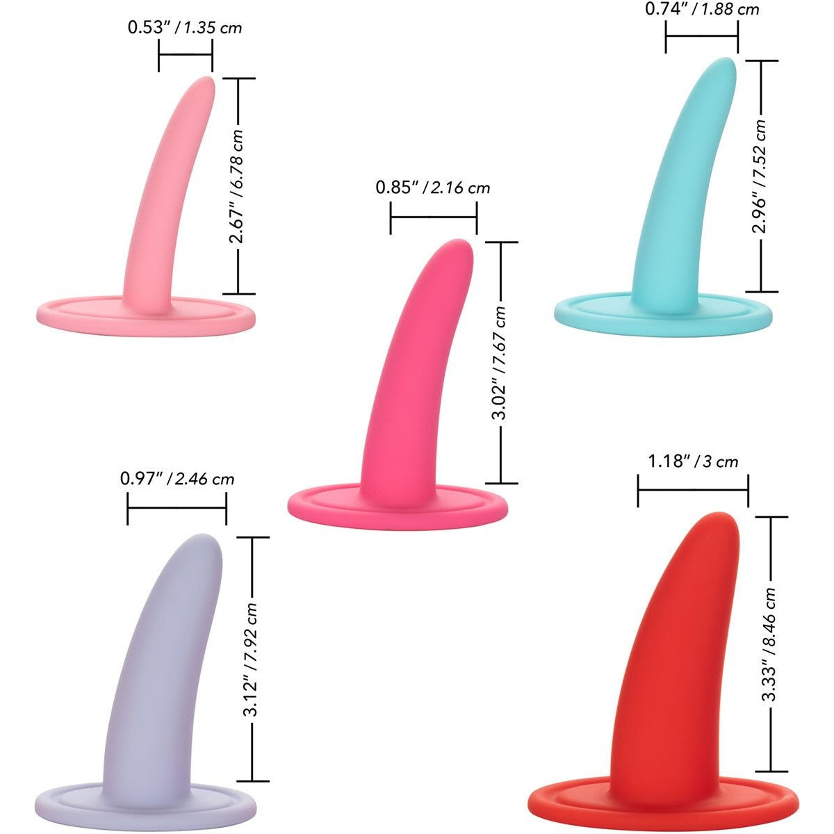 She-Ology 5 Piece Wearable Vagina Dilator Set Dilators - Tophatter Daily Deals