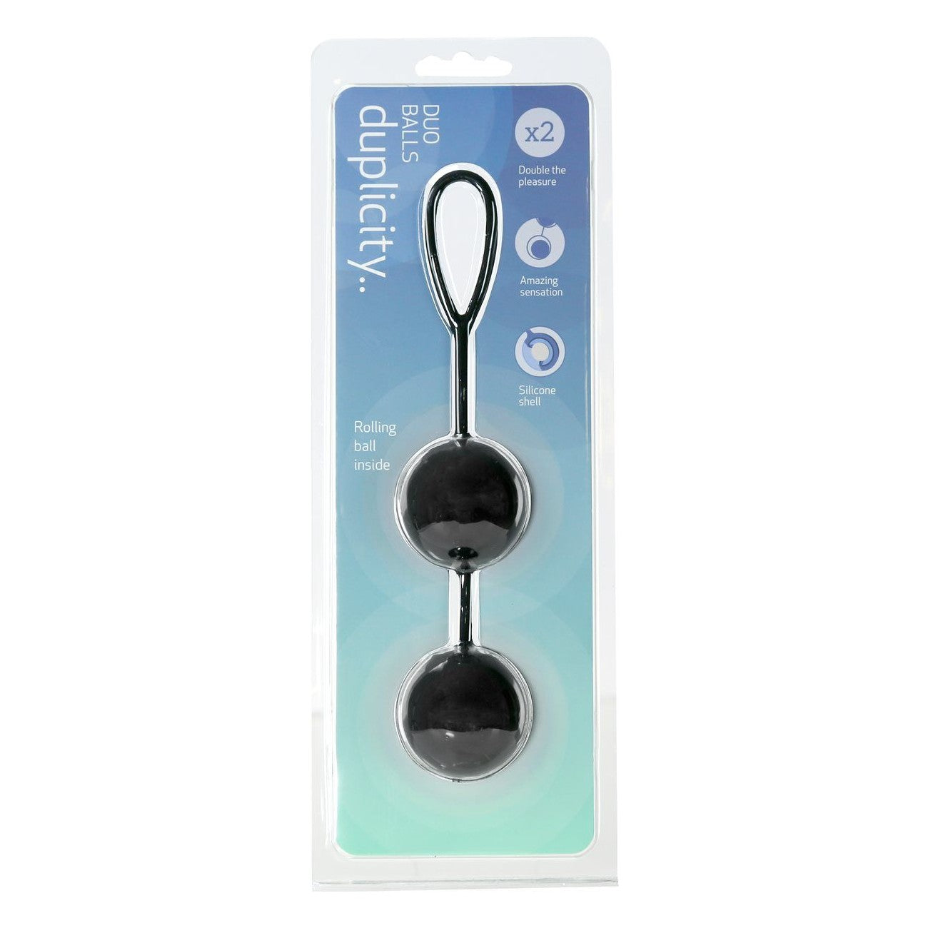 Duplicity Duo Balls in Black Kegel Balls - Tophatter Daily Deals