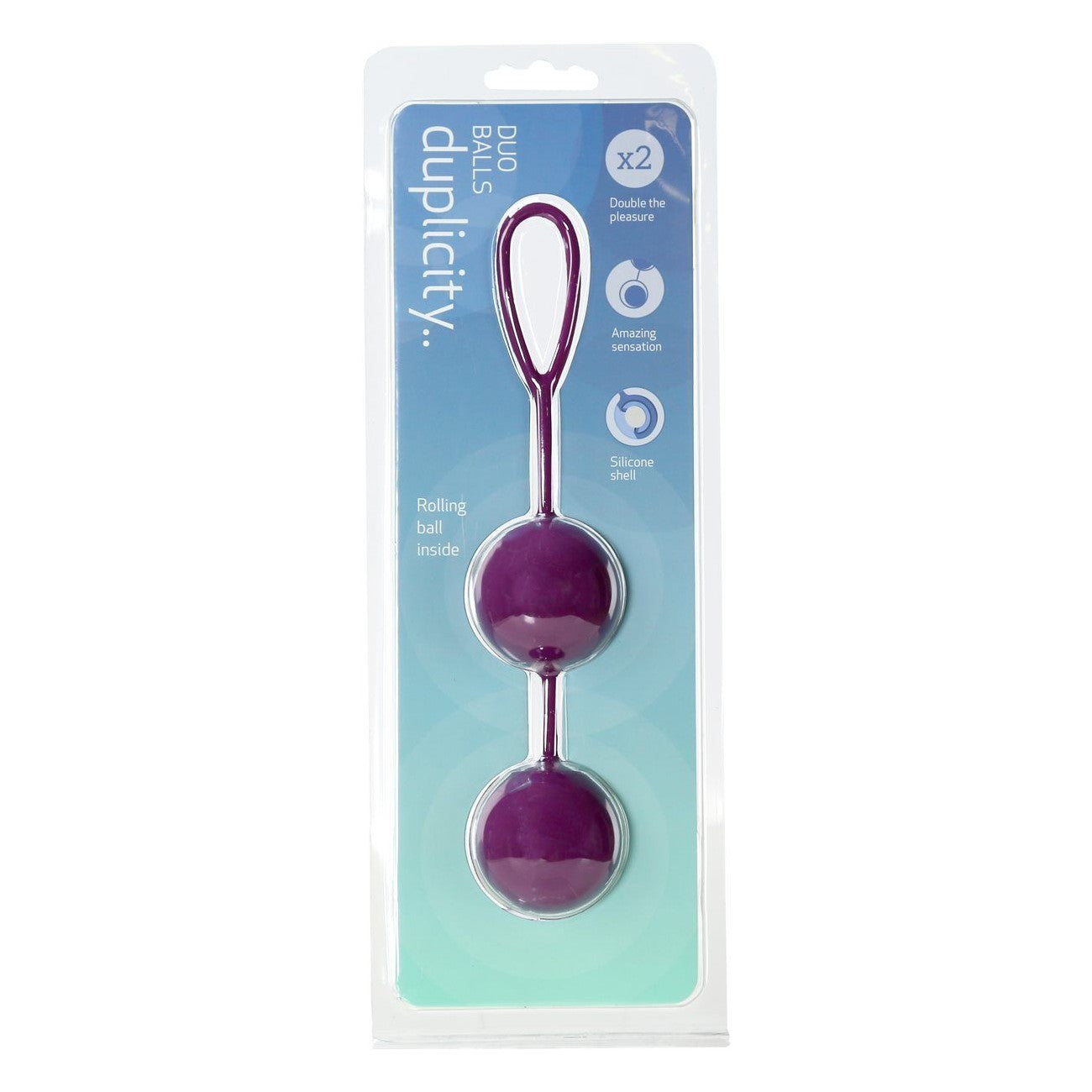 Duplicity Duo Balls in Purple Kegel Balls - Tophatter Daily Deals