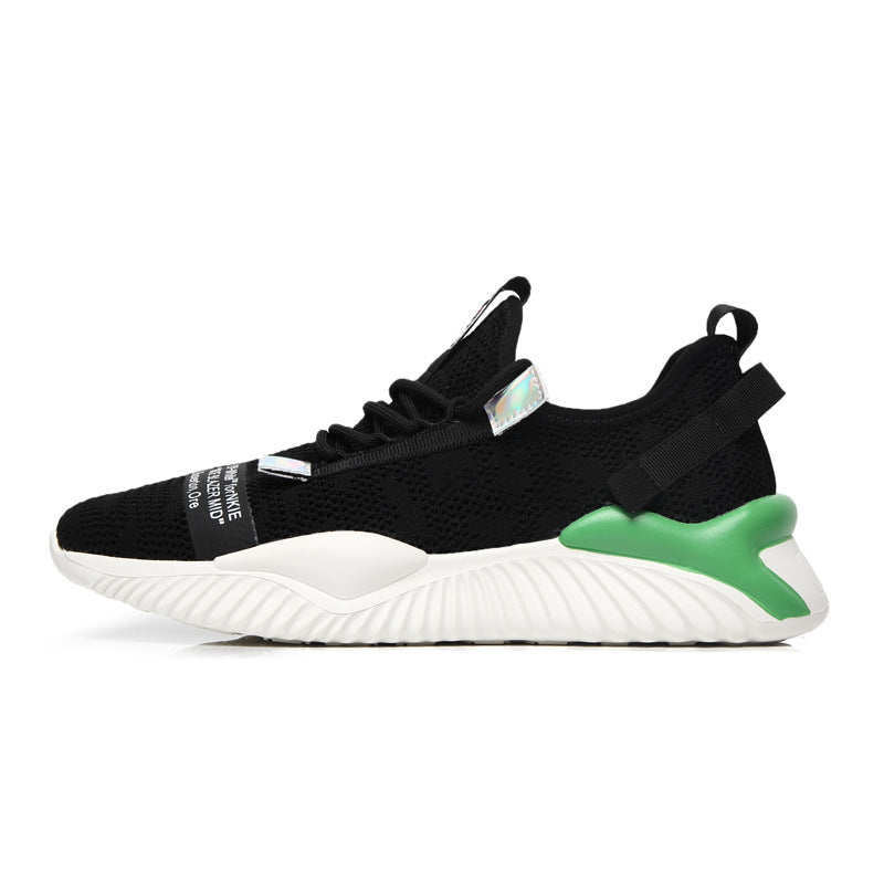 Breathable comfortable shoes mesh shoes Black 0 - Tophatter Daily Deals
