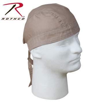 Rothco Solid Color Headwrap KHAKI - Tophatter Daily Deals