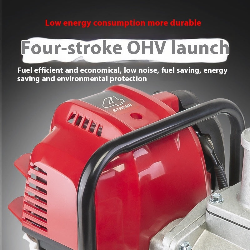 139 Power Four-stroke Gasoline Engine Self-priming Pumping Water Device 0 - Tophatter Daily Deals