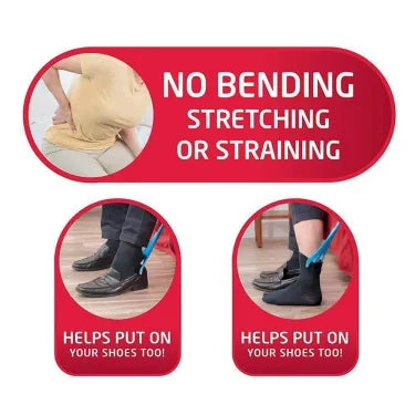 Compression Sock Aid Kit Easy On Off Dressing Aid No Bending - Tophatter Daily Deals