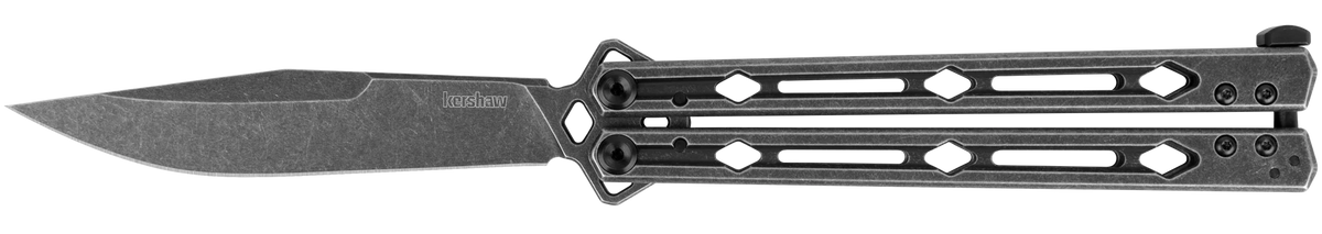 Kershaw Lucha - Balisong - Stainless Steel Handle - 14C28N Blade - 5150BW Knives - Tophatter Daily Deals
