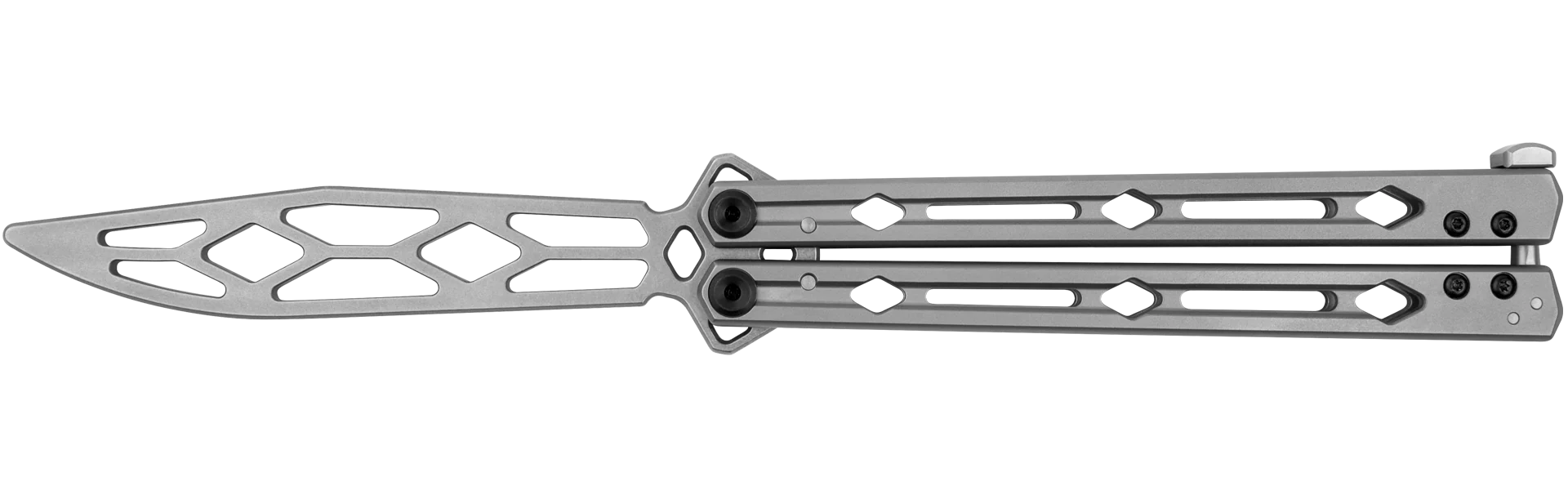 Kershaw Lucha Trainer - Balisong - Stainless Steel Handle - 14C28N Blade - 5150TR Knives - Tophatter Daily Deals
