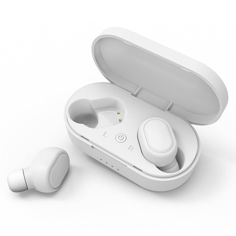 A6S Bluetooth Headset Wireless Sports Mini Headphone M1 White 0 - Tophatter Daily Deals