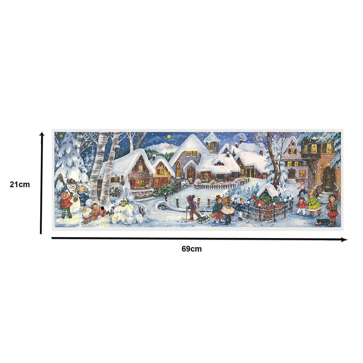 It's Snowing Christmas Advent Calendar | Traditional Picture Advent Calendar Advent Calendar - Tophatter Daily Deals