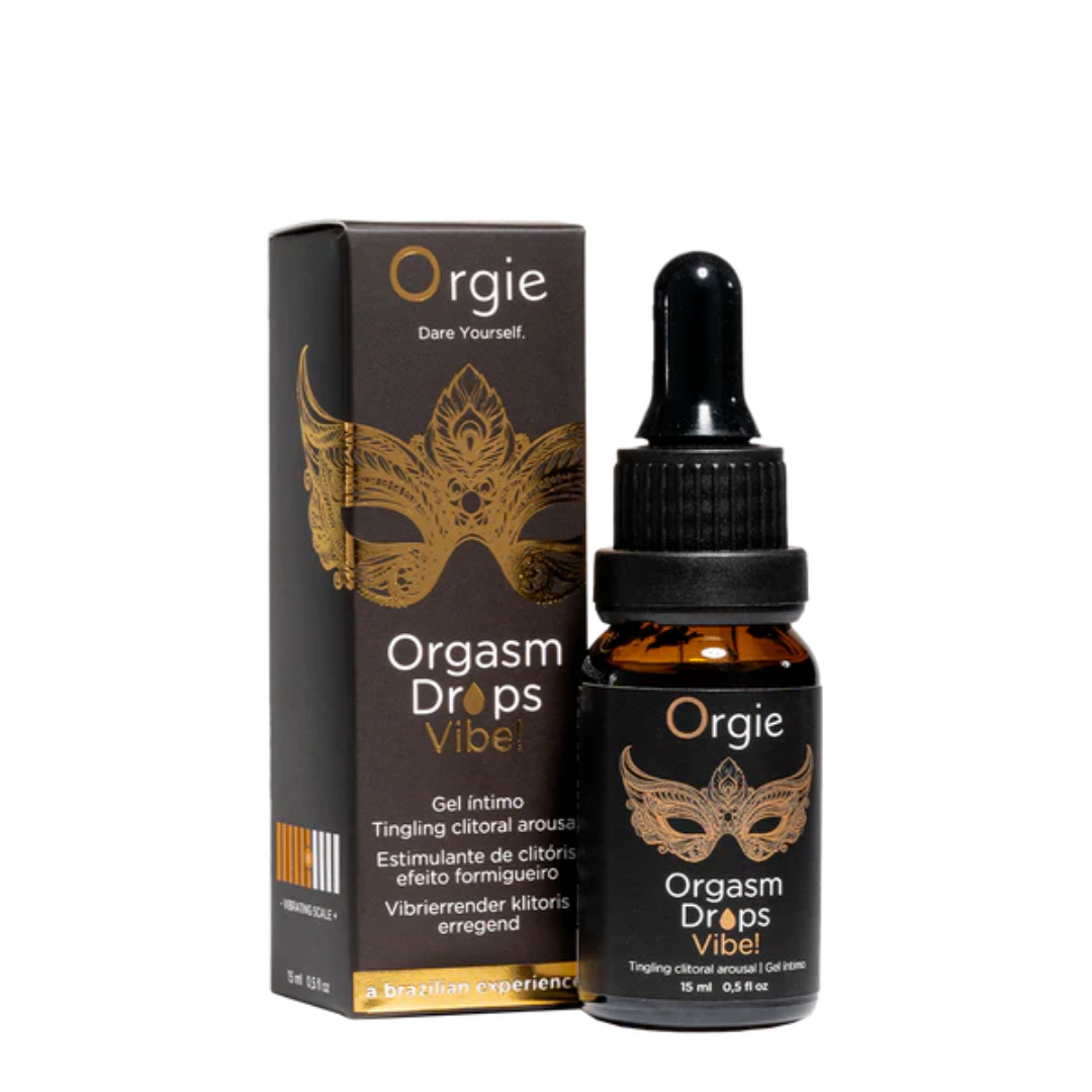 Orgie Orgasm Drops Vibe (15 ml) – Sensitizing Intimate Enhancer > Essentials > Mens Enhancers - Tophatter Daily Deals