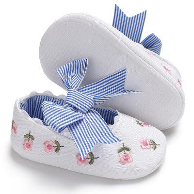 Baby princess shoes toddler shoes soft bottom White 0 - Tophatter Daily Deals