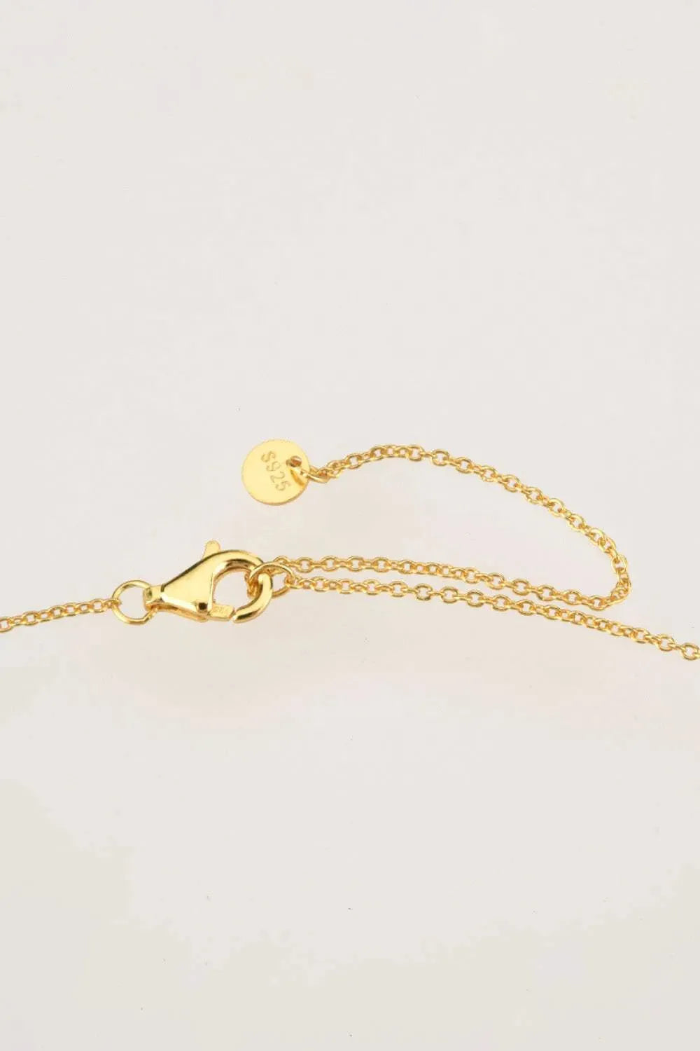 Figure 8 Lobster Clasp 925 Sterling Silver Necklace Necklaces - Tophatter Daily Deals
