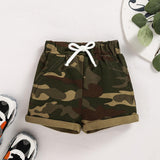 Boys' Summer Hooded Children's Casual Camouflage Shorts 0 - Tophatter Daily Deals