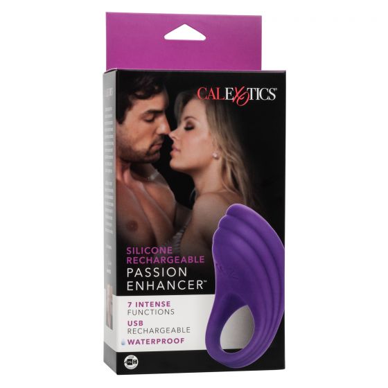 Passion Enhancer Vibrating Cock Ring in Purple Cock Ring - Tophatter Daily Deals