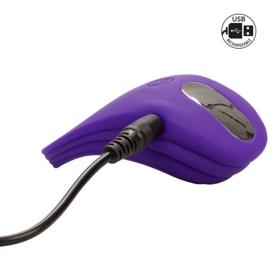 Passion Enhancer Vibrating Cock Ring in Purple Cock Ring - Tophatter Daily Deals