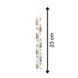 Gingerbread House Advent Candle | Numbered Christmas Countdown Candle 23cm Advent Candle - Tophatter Daily Deals