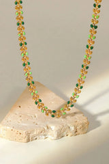 Leaf Chain Lobster Clasp Necklace Necklaces - Tophatter Daily Deals