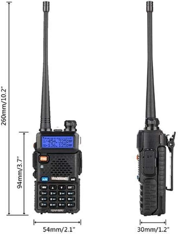 BAOFENG UV-5R TWO-WAY RADIO-VHF/UHF 2 PACK - Tophatter's Army Deals GADGETS - Tophatter Daily Deals