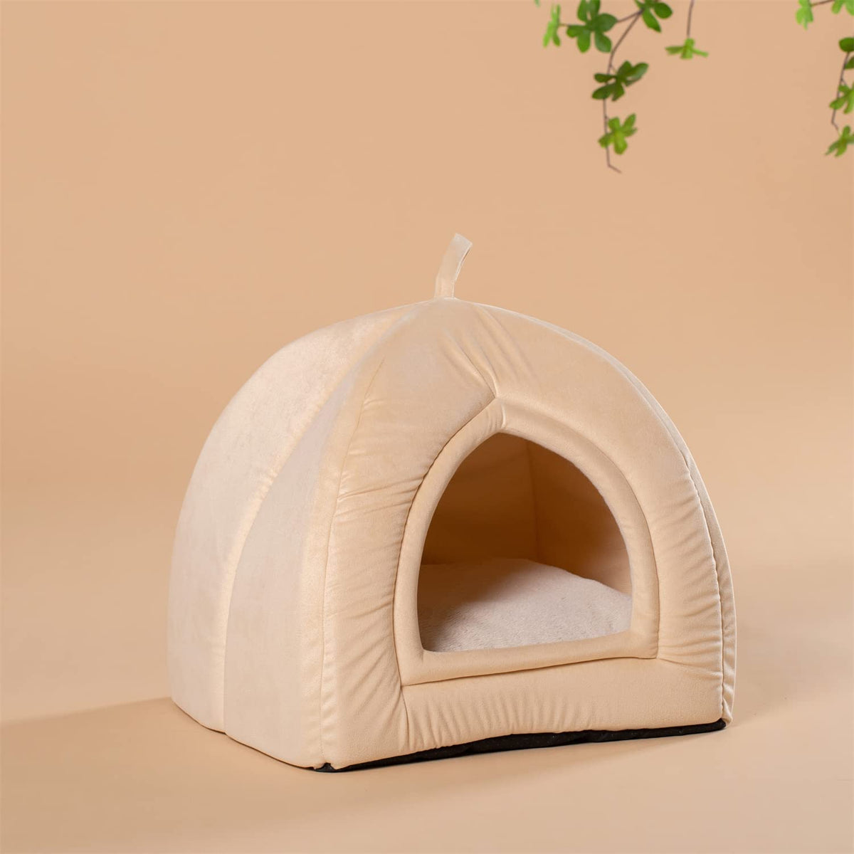 Kasentex Cat Bed, Lovely Tent with Removable Washable Pillow Cushion Pet Beds - Tophatter Daily Deals