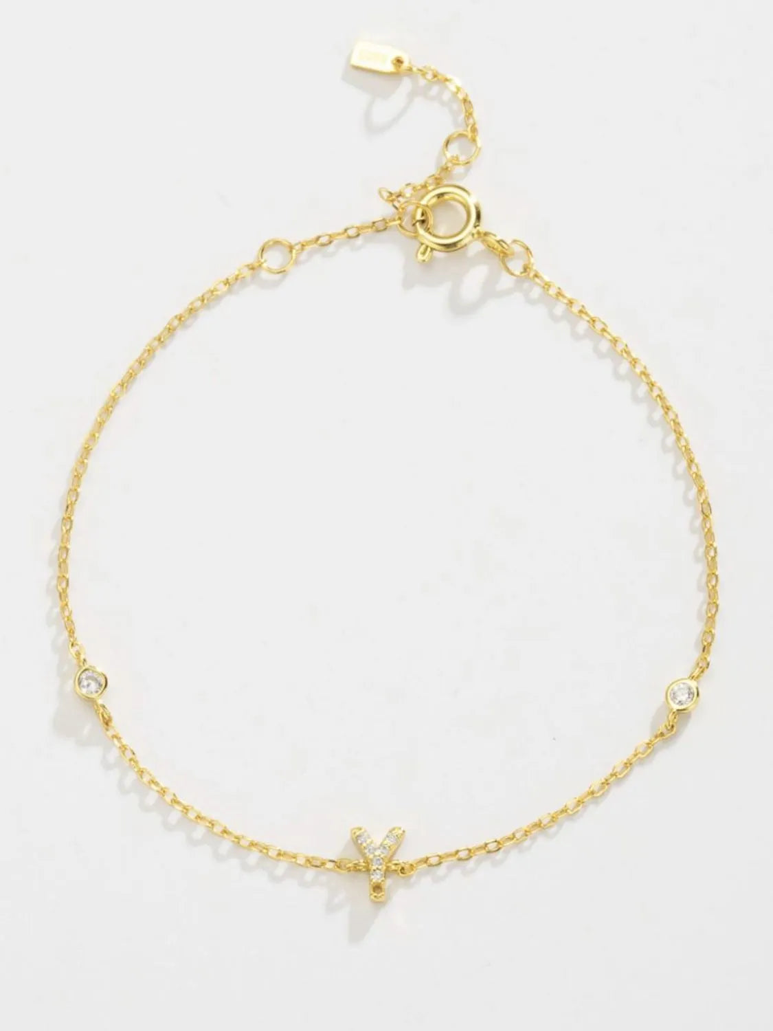 V To Z Zircon 925 Sterling Silver Bracelet Bracelets - Tophatter Daily Deals
