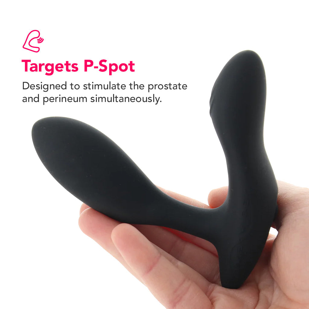 We-Vibe Vector + Prostate Massager in Charcoal Anal Sex Toys > Prostate Massagers - Tophatter Daily Deals