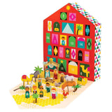 Childrens Nativity Advent Calendar | 3D Christmas Scene with Nativity Figures Advent Calendar - Tophatter Daily Deals
