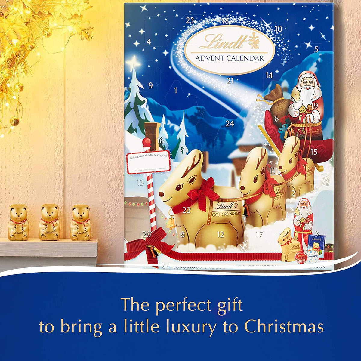 Lindt Advent Calendar with 24 Milk Chocolate Treats | Chocolate Advent Calendar Advent Calendar - Tophatter Daily Deals