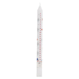 Traditional Countdown To Christmas Advent Dinner Candle - Snowman And Snowflake Design (Regular Size) Advent Candle - Tophatter Daily Deals