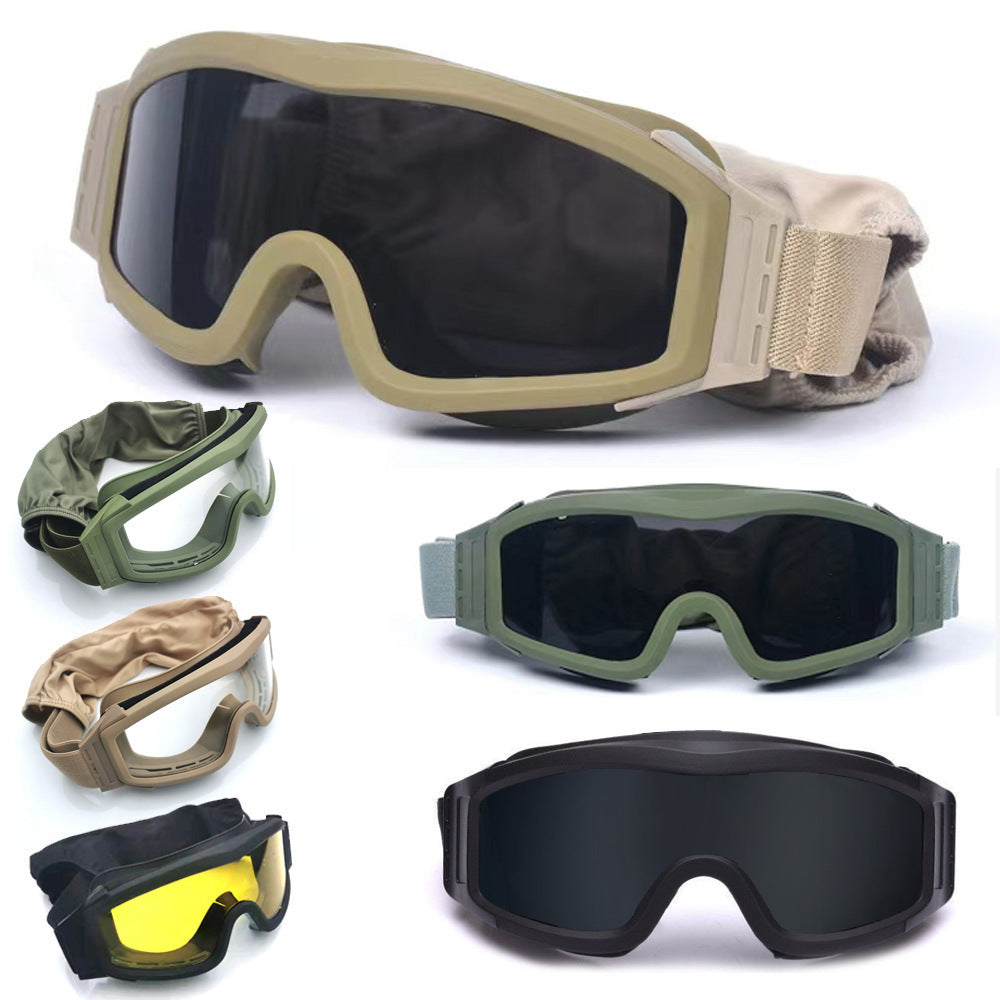 Against Wind And Sand Anti-shock Off-road Glasses Labor Protection Mirror 0 - Tophatter Daily Deals