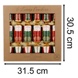 Box of 6 Nutcracker Christmas Crackers | Luxury Festive Family Crackers Christmas Cracker - Tophatter Daily Deals