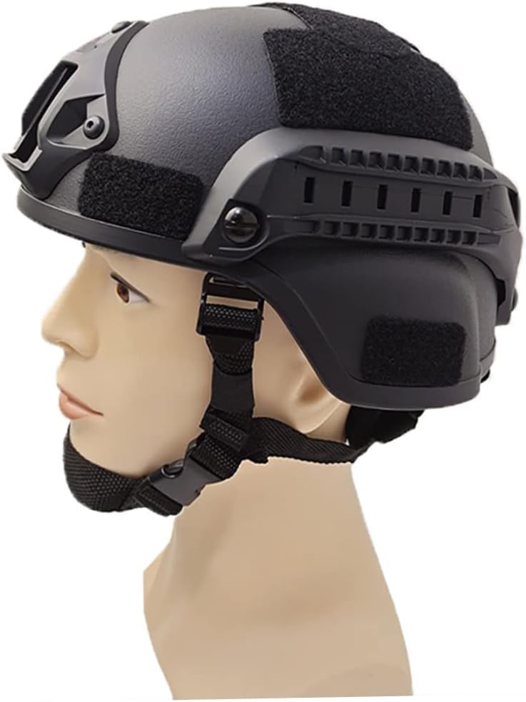 TACTICAL OUTDOOR HELMET BLACK - JY-14 - Tophatter's Army Deals ACCESSORIES - Tophatter Daily Deals
