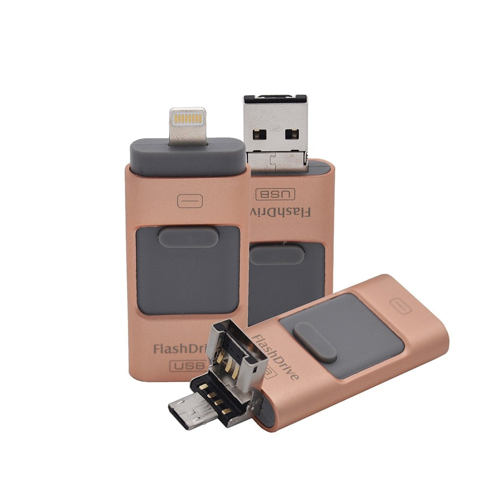iFlash USB Drive for iPhone, iPad & Android - Assorted Sizes USB Flash Drive - Tophatter Daily Deals