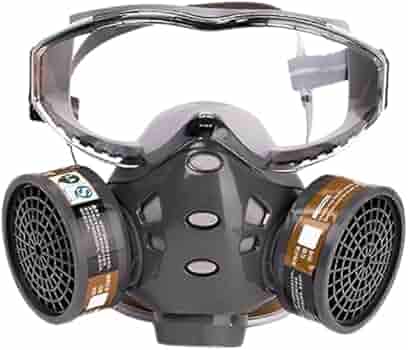 GAS MASK WITH SAFETY GOOGLES & DUST RESPIRATOR - Tophatter's Army Deals GADGETS - Tophatter Daily Deals