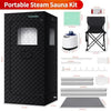 Tomioka® Portable Steam Spa Sauna + Chair Saunas - Tophatter Daily Deals